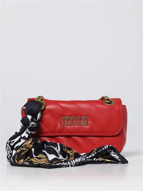 versace jeans red crossbody bag|Versace Jeans couture bags outlet.